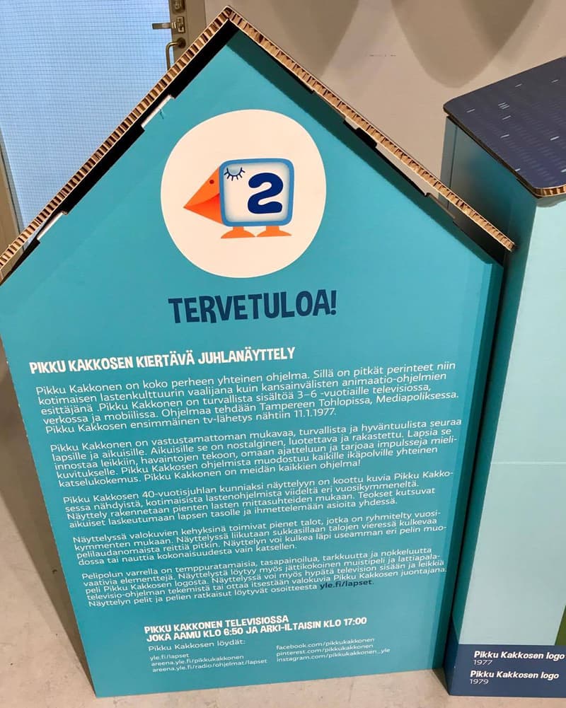 Juhlanäyttelyssä seikkaillaan Pikku Kakkosen historiassa ja tässä päivässä.
