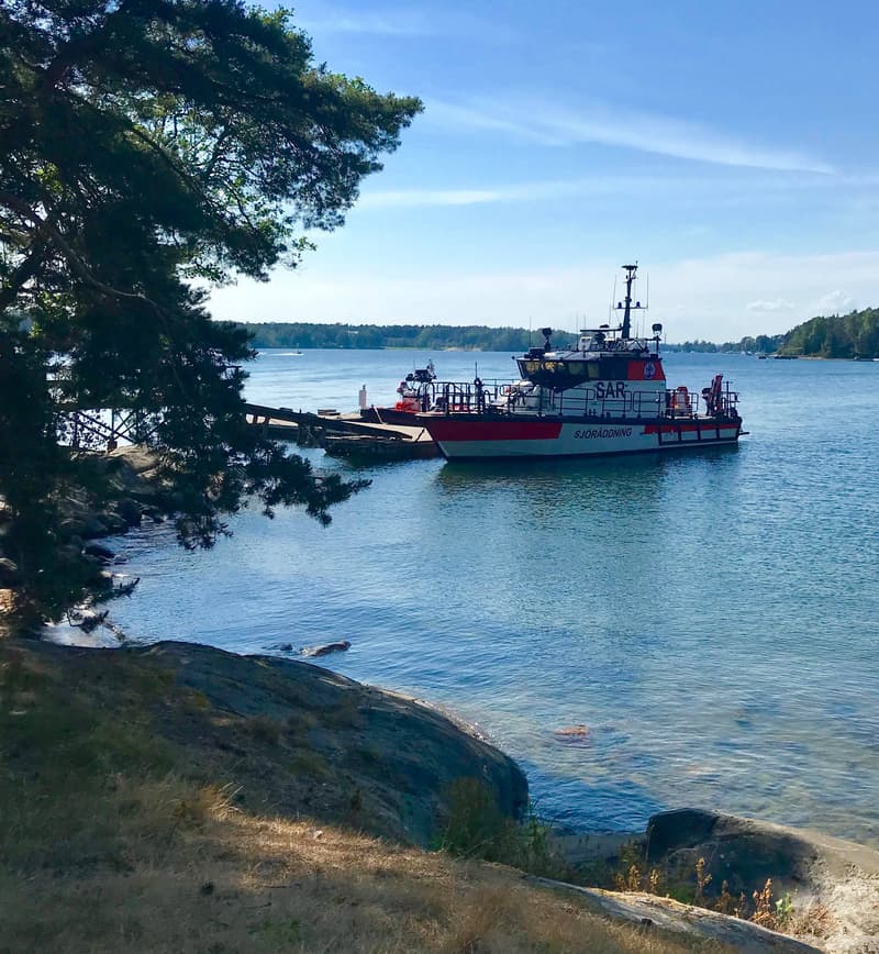 Matosaari on seikkailujen saari, jossa voi nähdä myös Helsingin Meripelastusseuran aluksia.