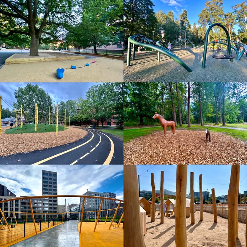 Esittelyssä Helsingin uusimmat leikkipaikat 2024